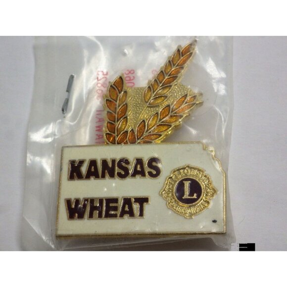 Kansas Lions Club Windmill Wheat Pins Pinbacks  NOS lot 3 - Picture 4 of 12
